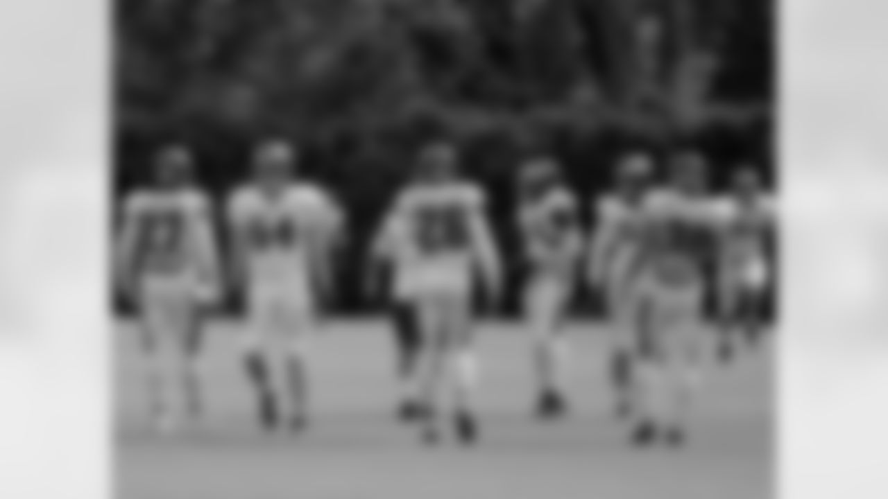 The Eagles defense takes the field
