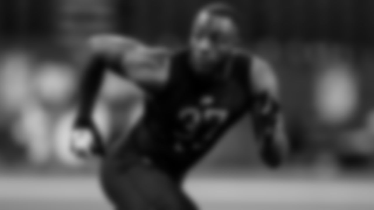 Davion Taylor finished the 20-yard shuttle in 4.26 seconds