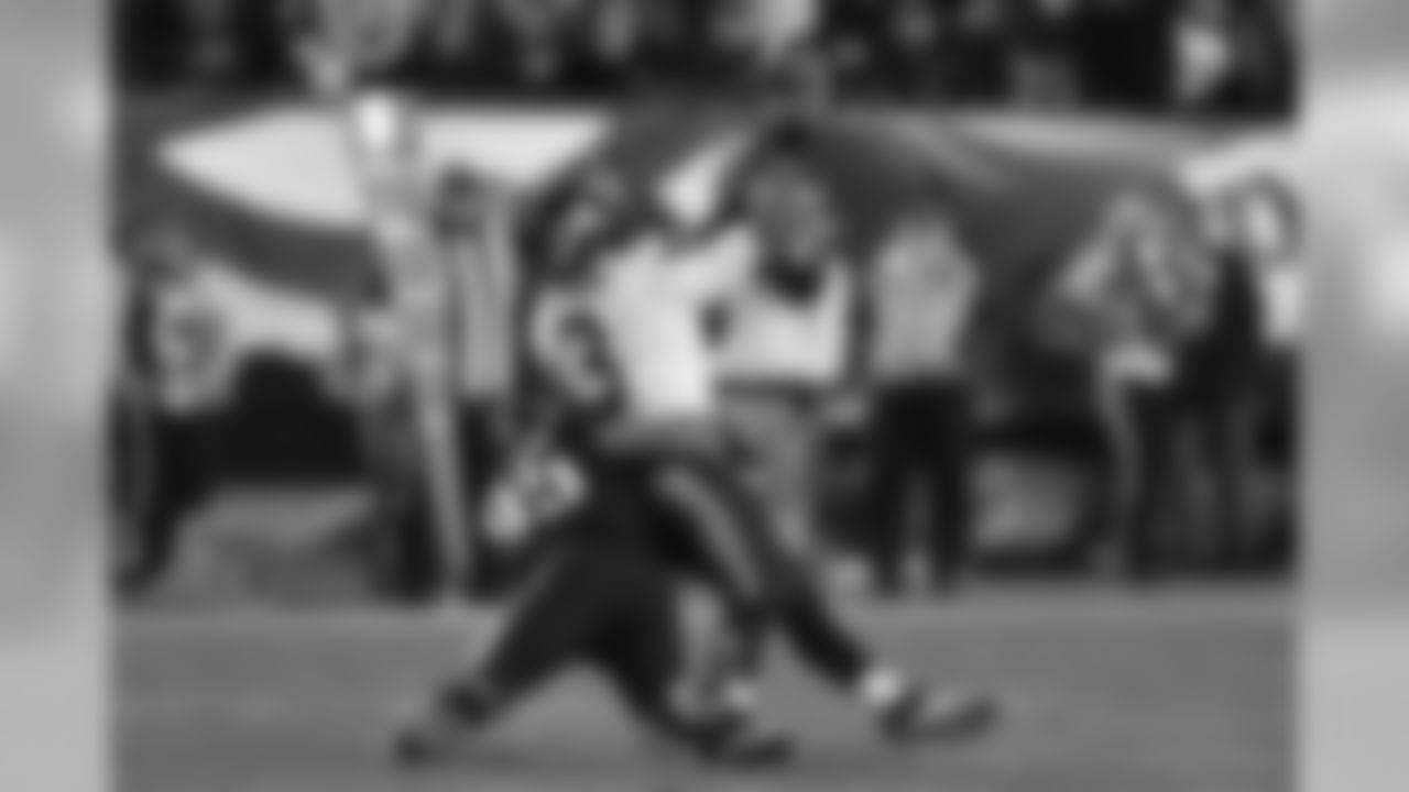 LB Mychal Kendricks with the hit