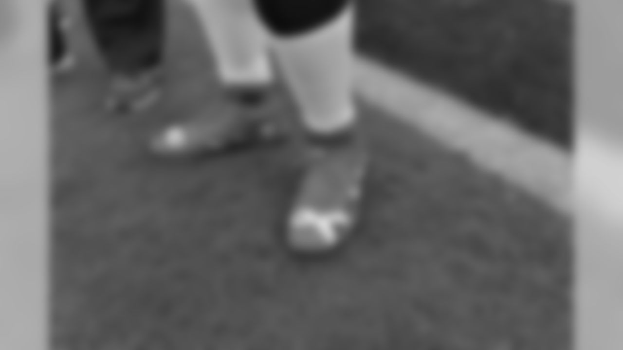 Another look at Graham's cleats.