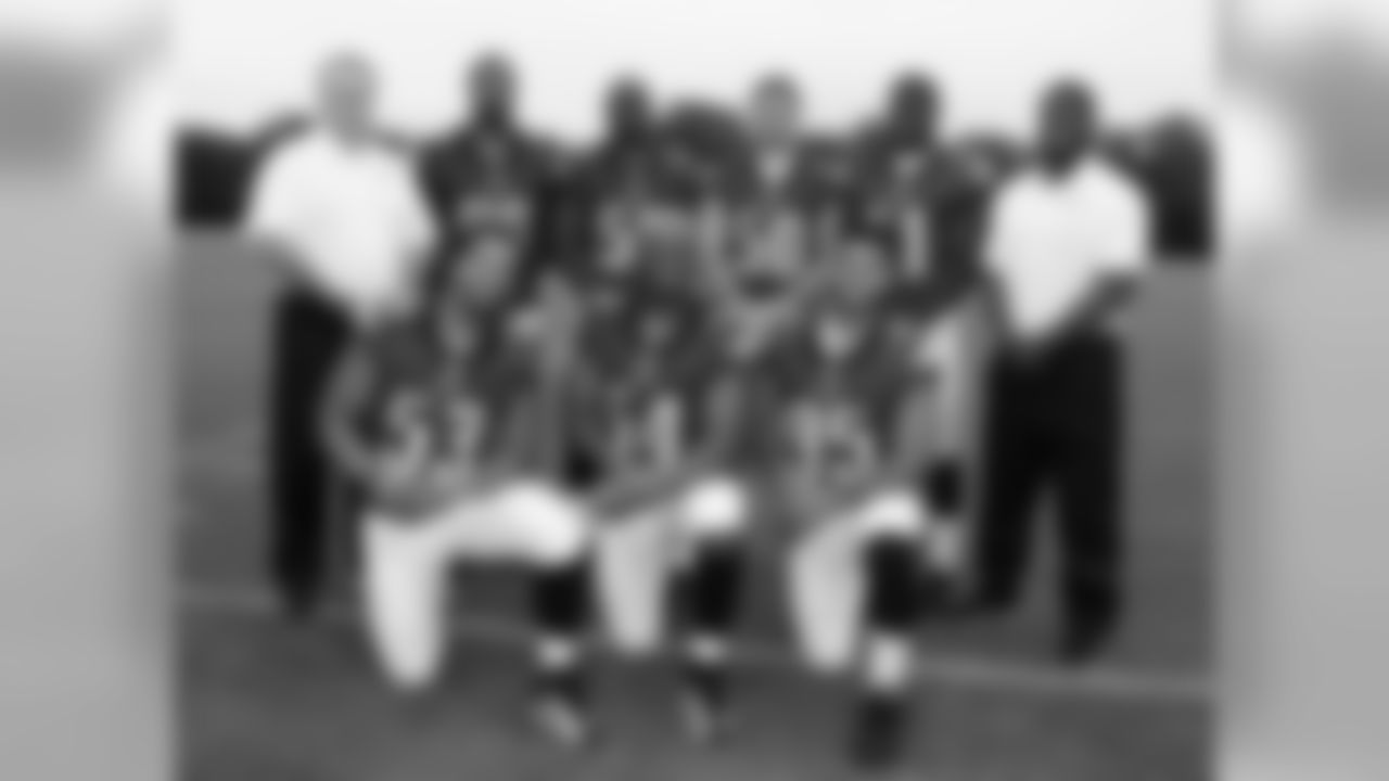 2014 Inside Linebackers - back row (left to right): Rick Minter, Marcus Smith II, DeMeco Ryans, Casey Matthews, Emmanuel Acho, Michael Clay - front row (left to right): Najee Goode, Brandon Hepburn, Mychal Kendricks
