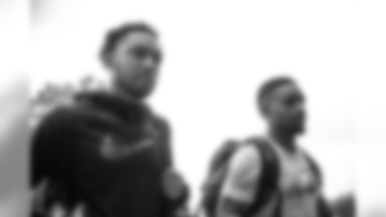 RB Donnel Pumphrey (left) and WR Rashard Davis
