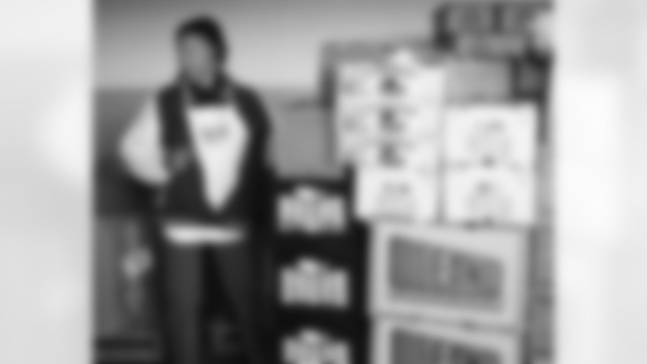 Theresa Williams was one of the coach's wives that took part in the days activities