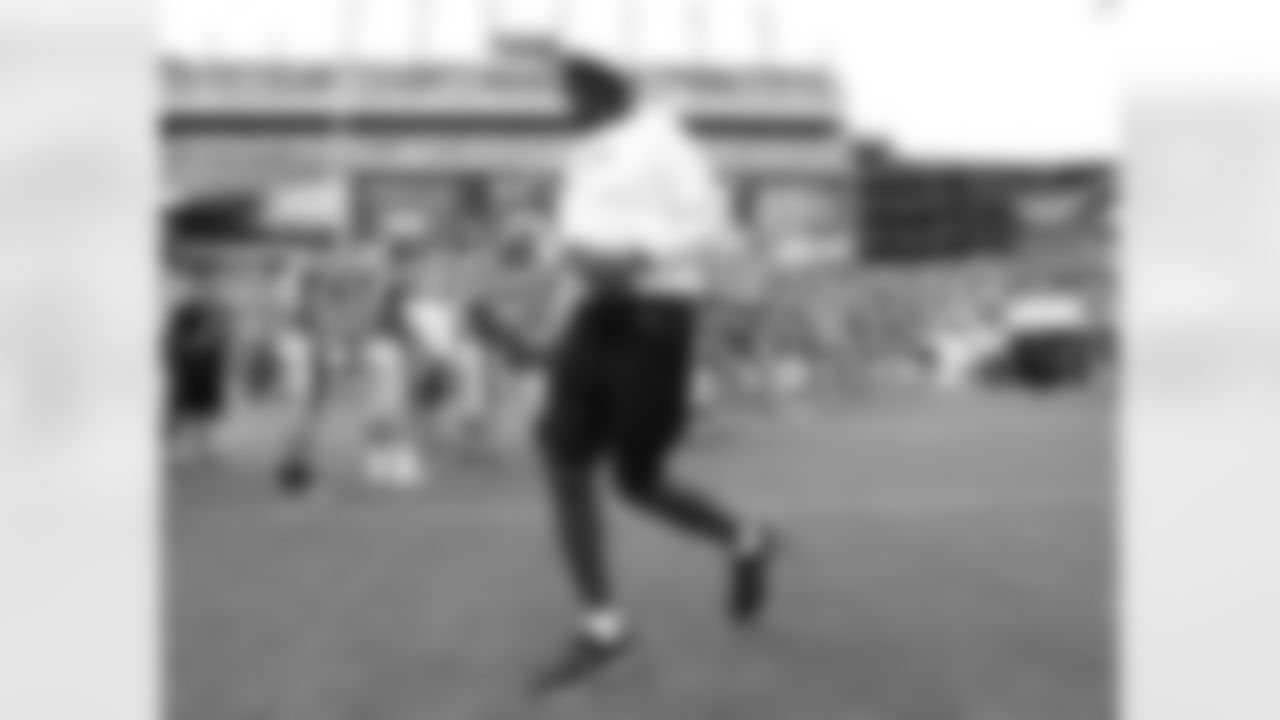 Former WR and current director of player programs Harold Carmichael