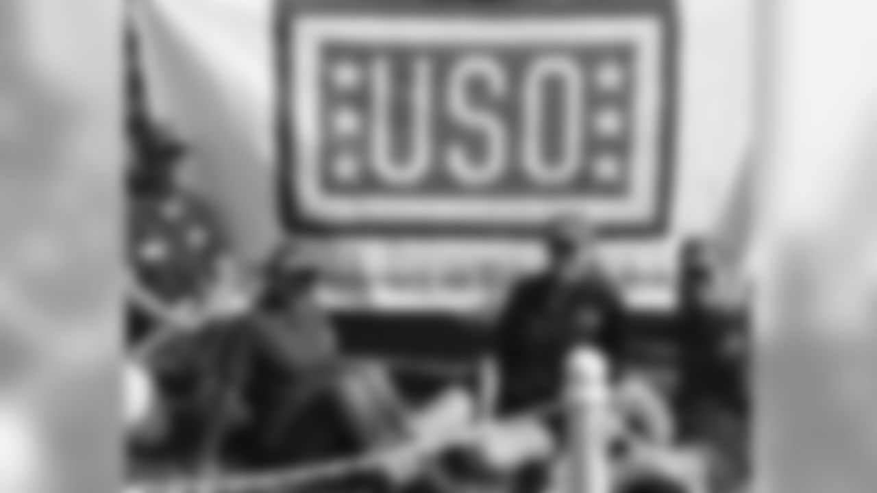 The USO was represented as well