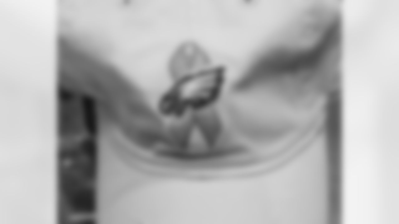 An up-close look at the Tackling Breast Cancer hat