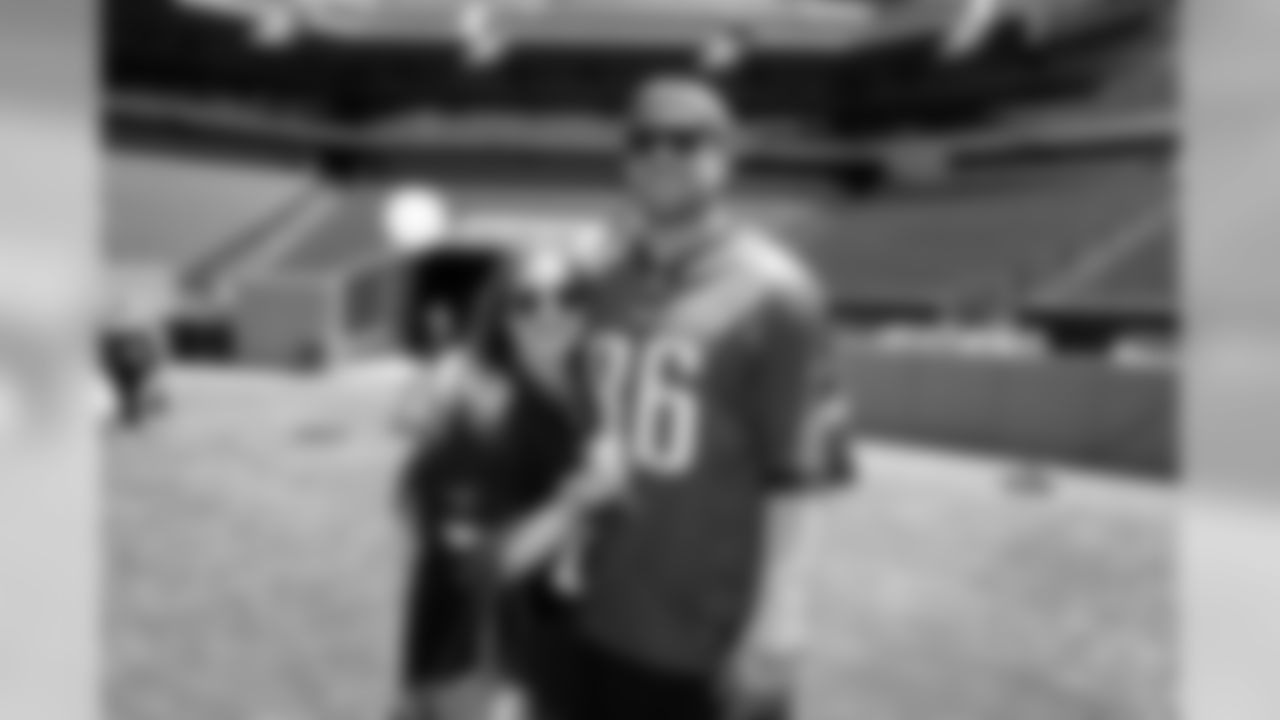 Zach Ertz stopped by the field.