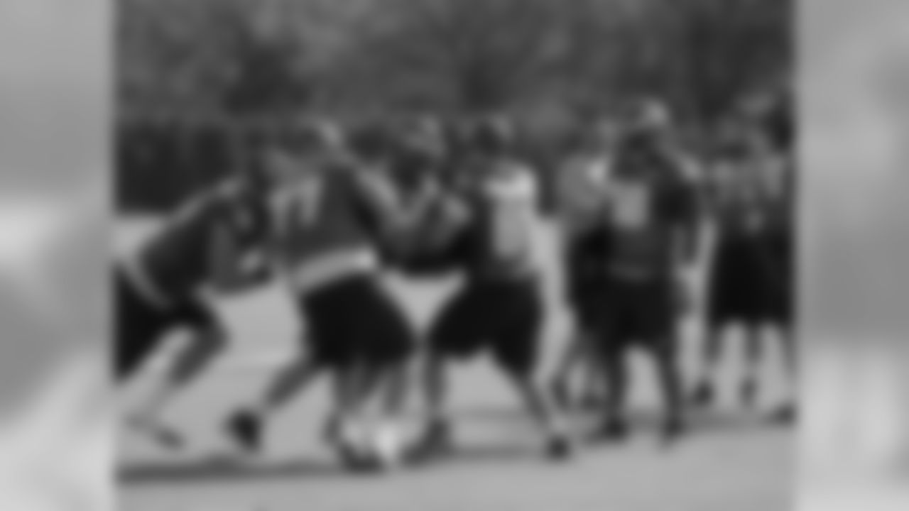 The offensive line is getting stronger each week