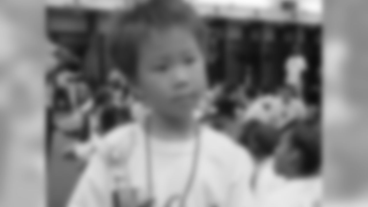 Following the tournament, winners received their trophies and medals in the Eagles' locker room at Lincoln Financial Field