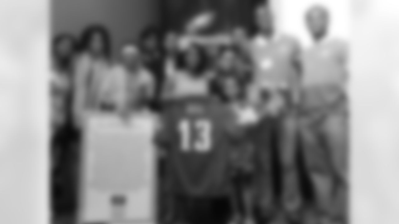 Nehemiah Davis (blue polo) was named a runner-up earning $11,000 for his non-profit the Nehemiah Davis Foundation, which works with youth in the City of Philadelphia