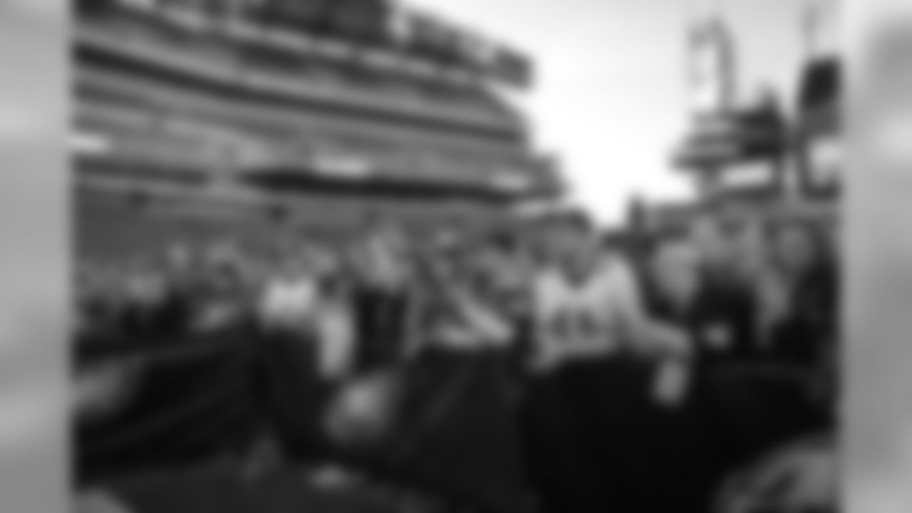 The fans at Lincoln Financial Field for the Eagles Draft Party.