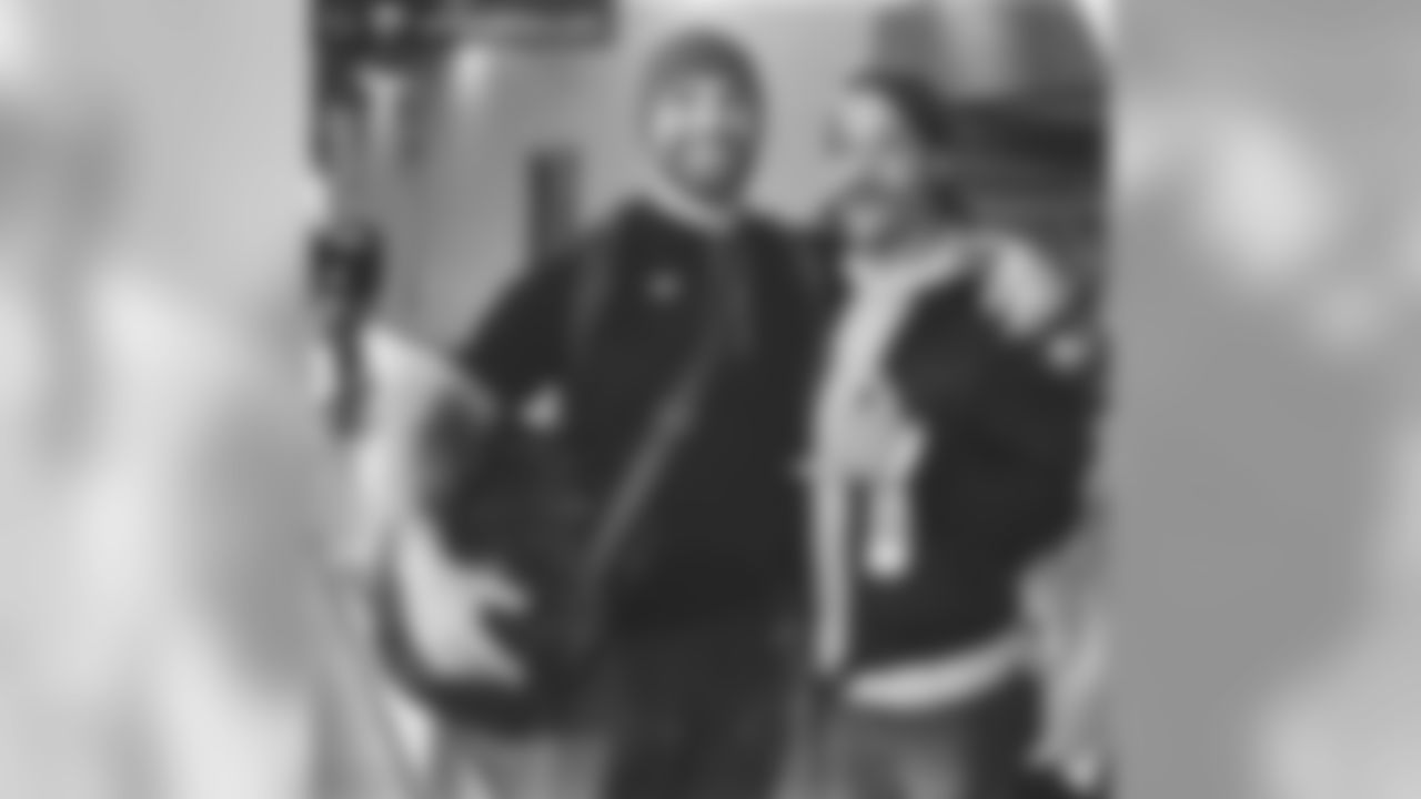 "Always a joy to see my brother for the last decade, @davidvobora" - Chris Long