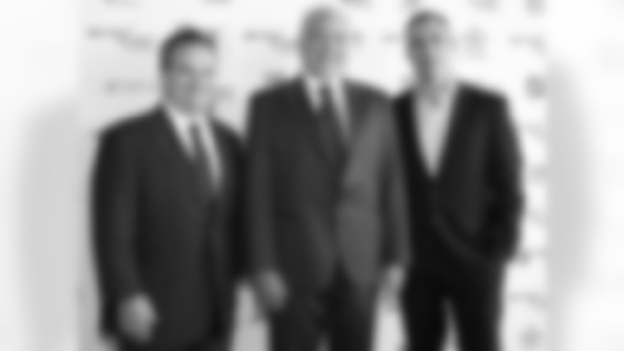 Eagles Chairman and CEO Jeffery Lurie poses attendees of the Beyond Sport Summit.