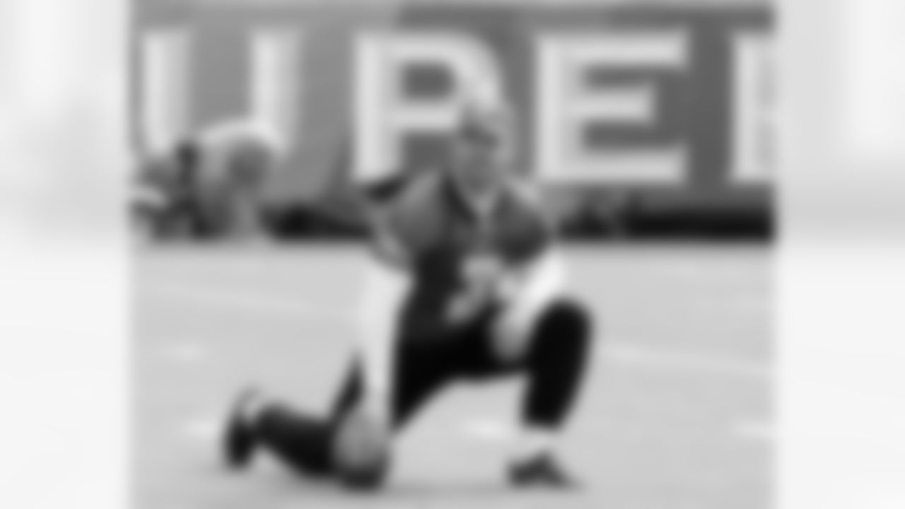 K David Akers at Saturday's walk-through