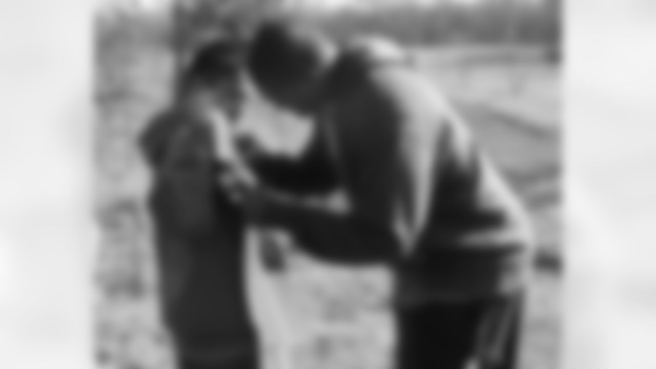 Coming prepared, this student made sure to have Justice sign his jersey