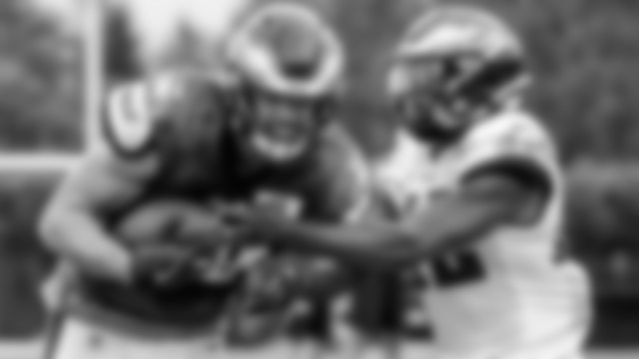 TE Dallas Goedert and S K'Von Wallace