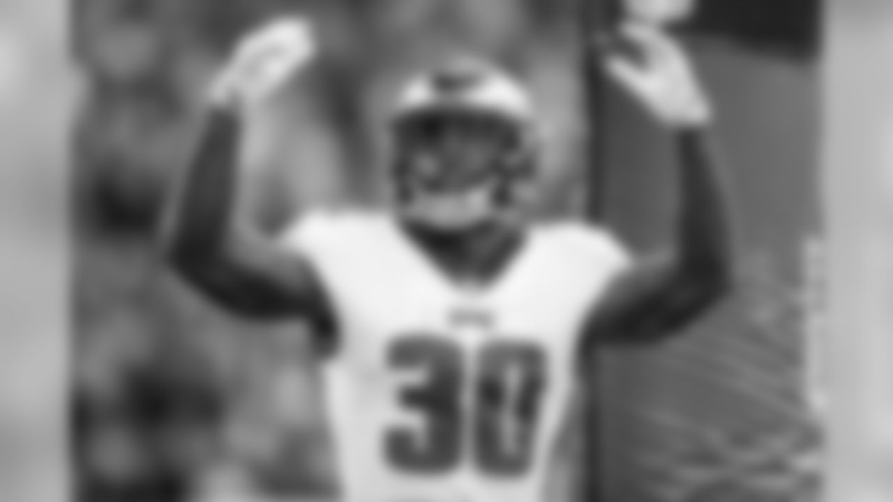 RB Corey Clement
Philadelphia Eagles vs. Jacksonville Jaguars at Wembley Stadium on October 28, 2018