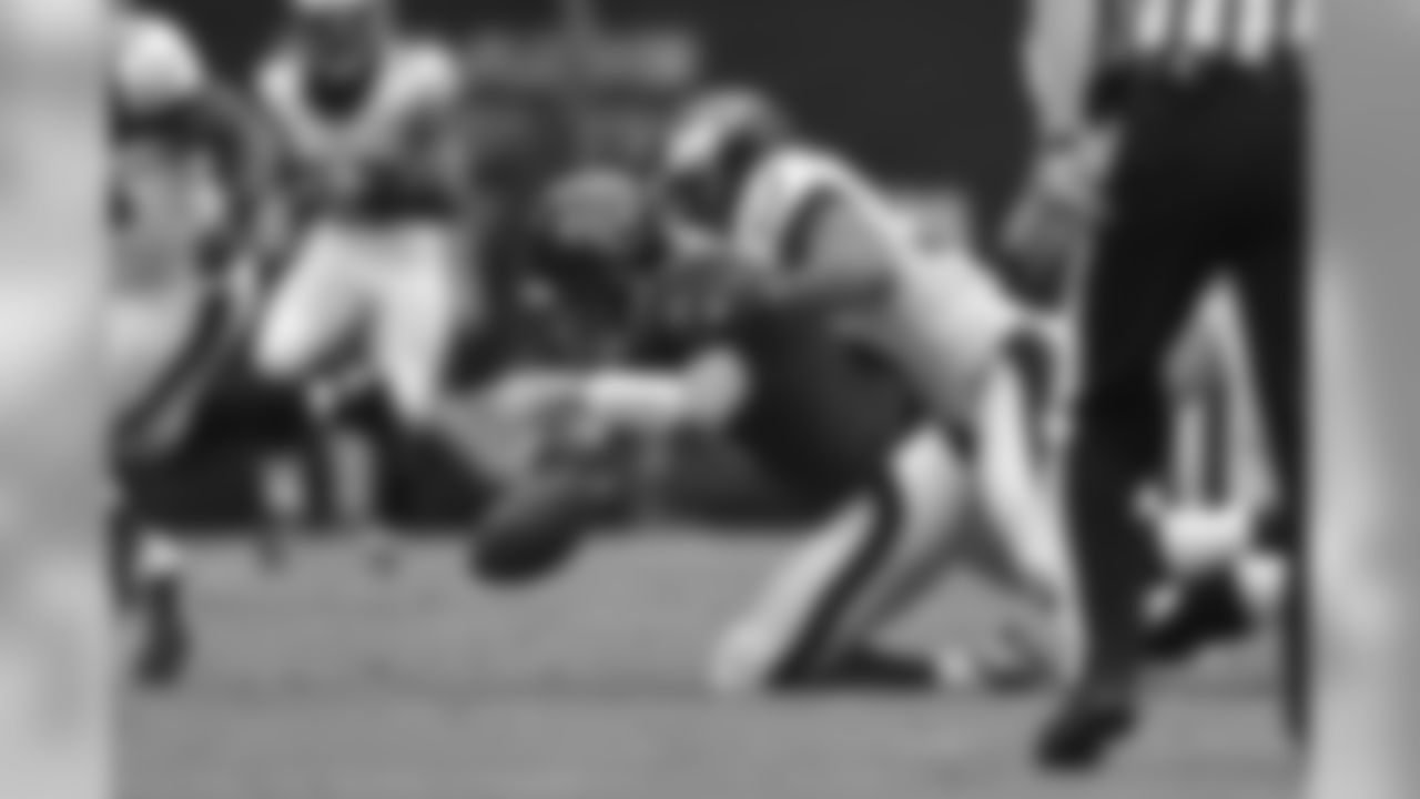 LB Mychal Kendricks with the hit and forced fumble