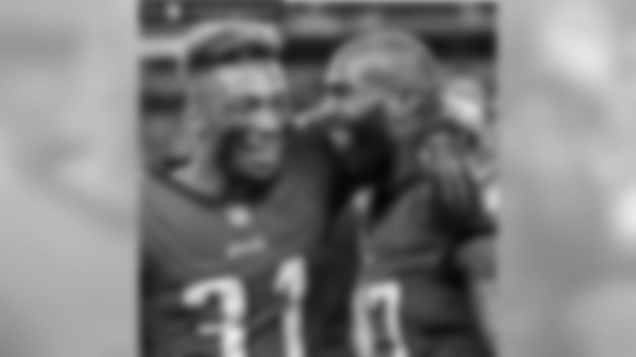 "When you work as hard as we do, it would be a shame to go out there and not have fun! @greengoblin #flyeaglesfly #ganggreen" - Malcolm Jenkins