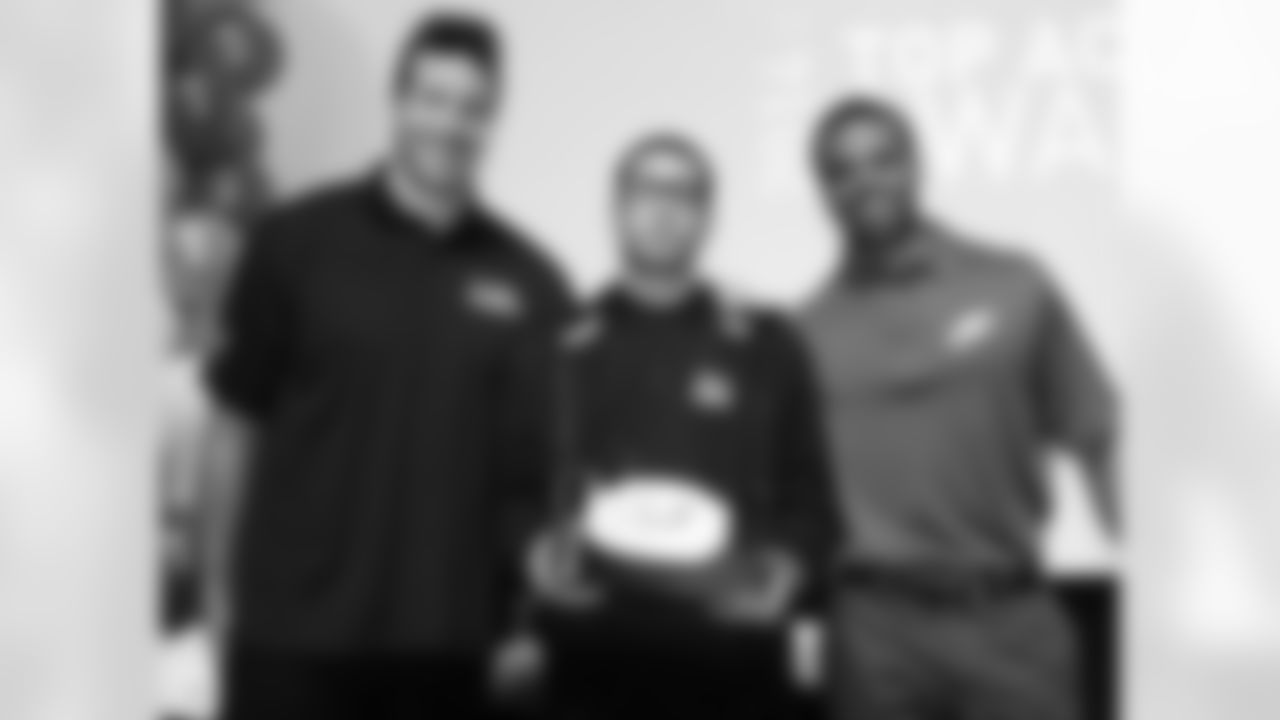 Elvin Feliciano of Olney Charter High School was the football player who was tied for the highest GPA at his school