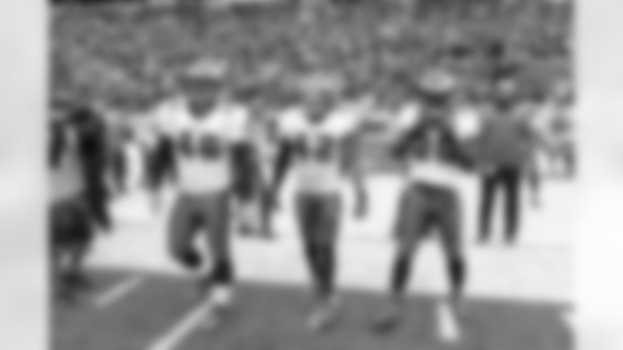 LS Jon Dorenbos, S Kurt Coleman and RB LeSean McCoy