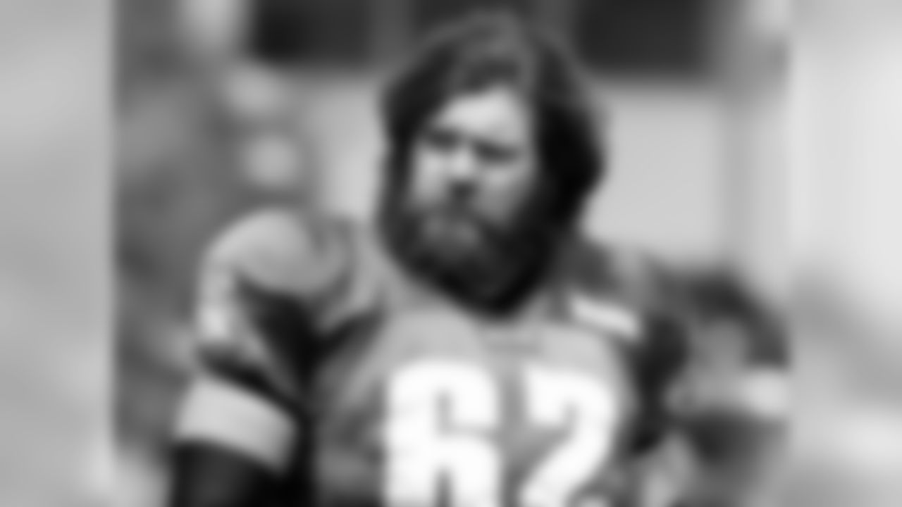 Philadelphia Eagles center Jason Kelce #62 walks onto the field before the Eagles NFL Training Camp practice at Lehigh University in Bethlehem, Pennsylvania on Thursday August 2nd 2012.