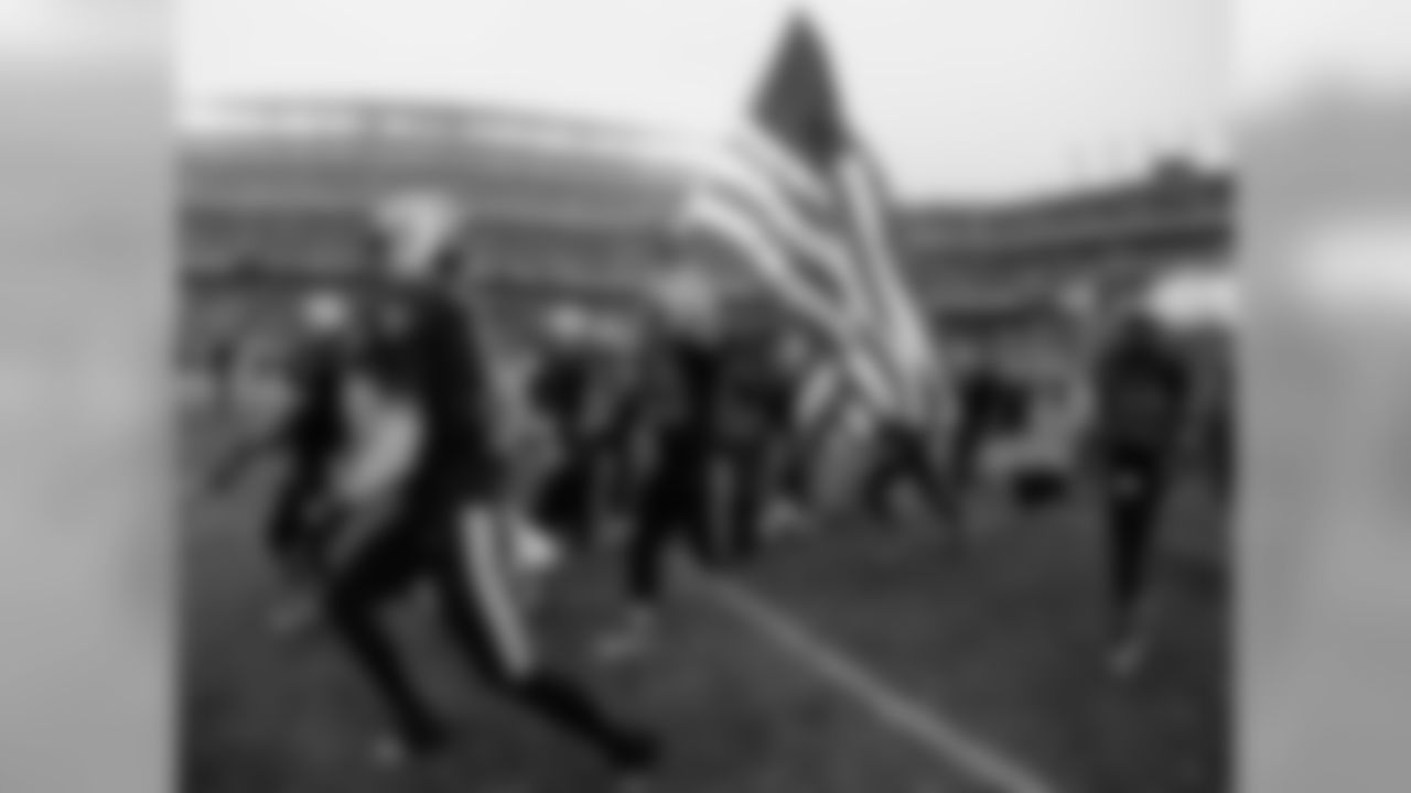 The Army Cadets storm the field