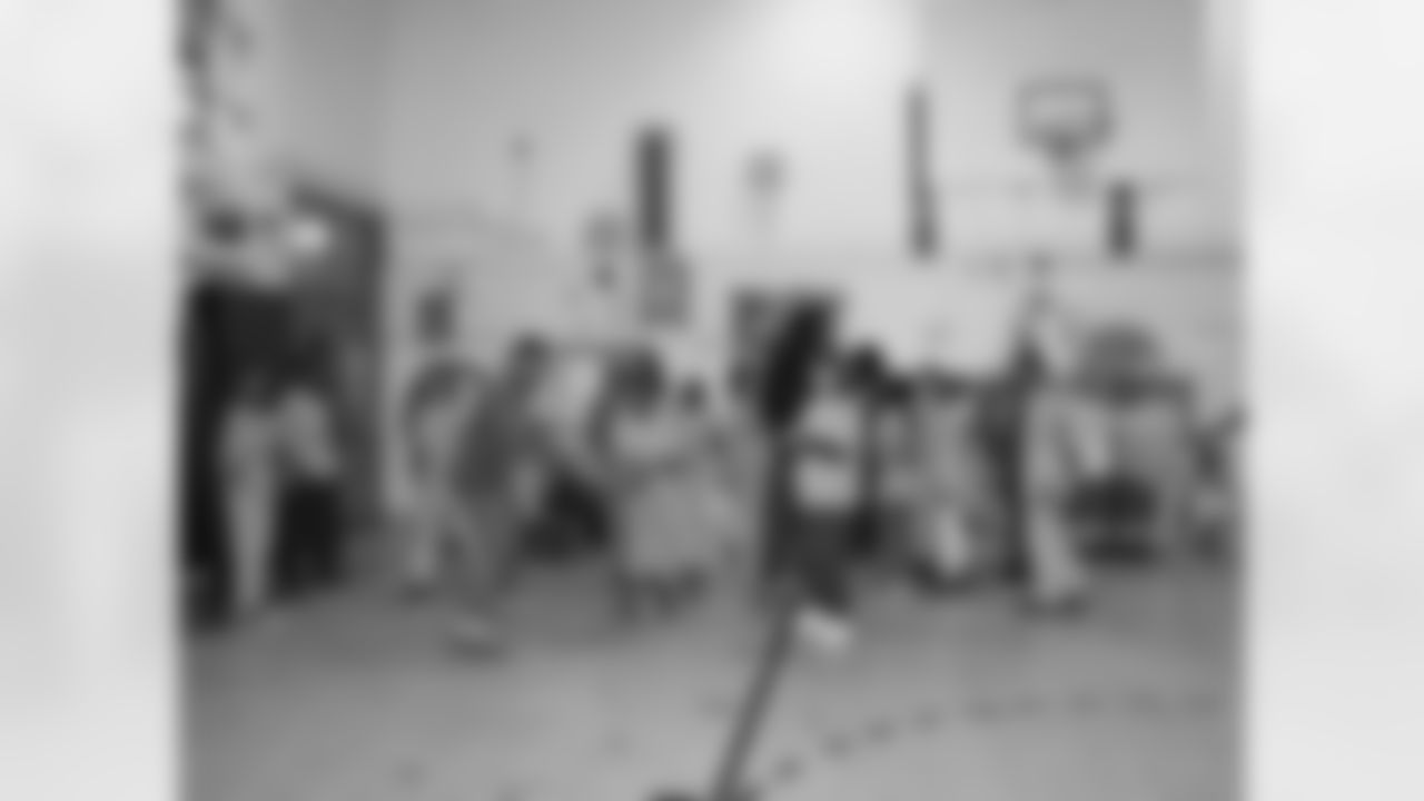 After an assembly, things moved over to the gym, where it was time to get moving