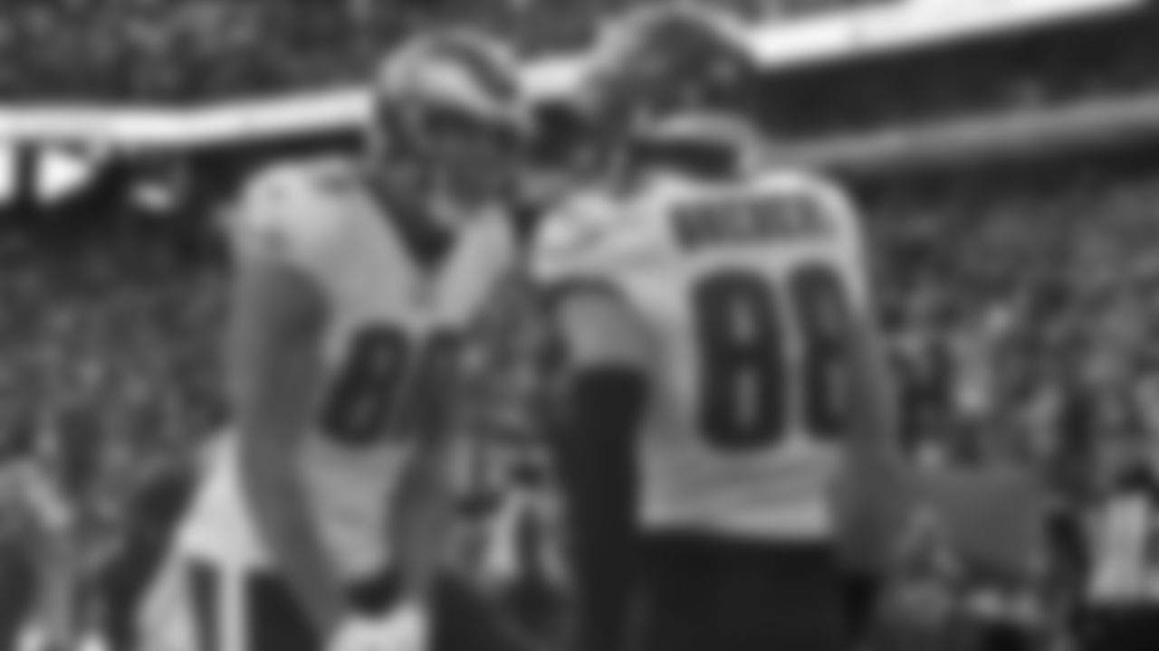 TEs Tyree Jackson and Dallas Goedert