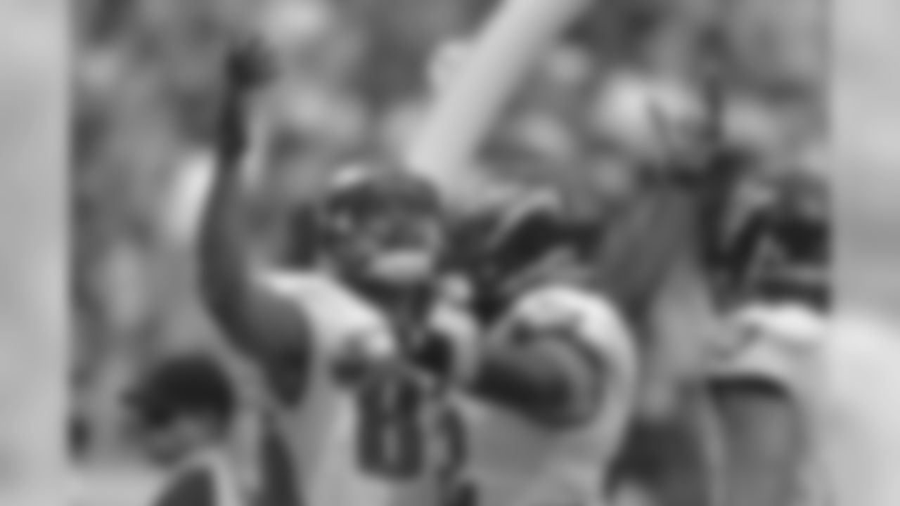 Celebrating the 2nd touchdown