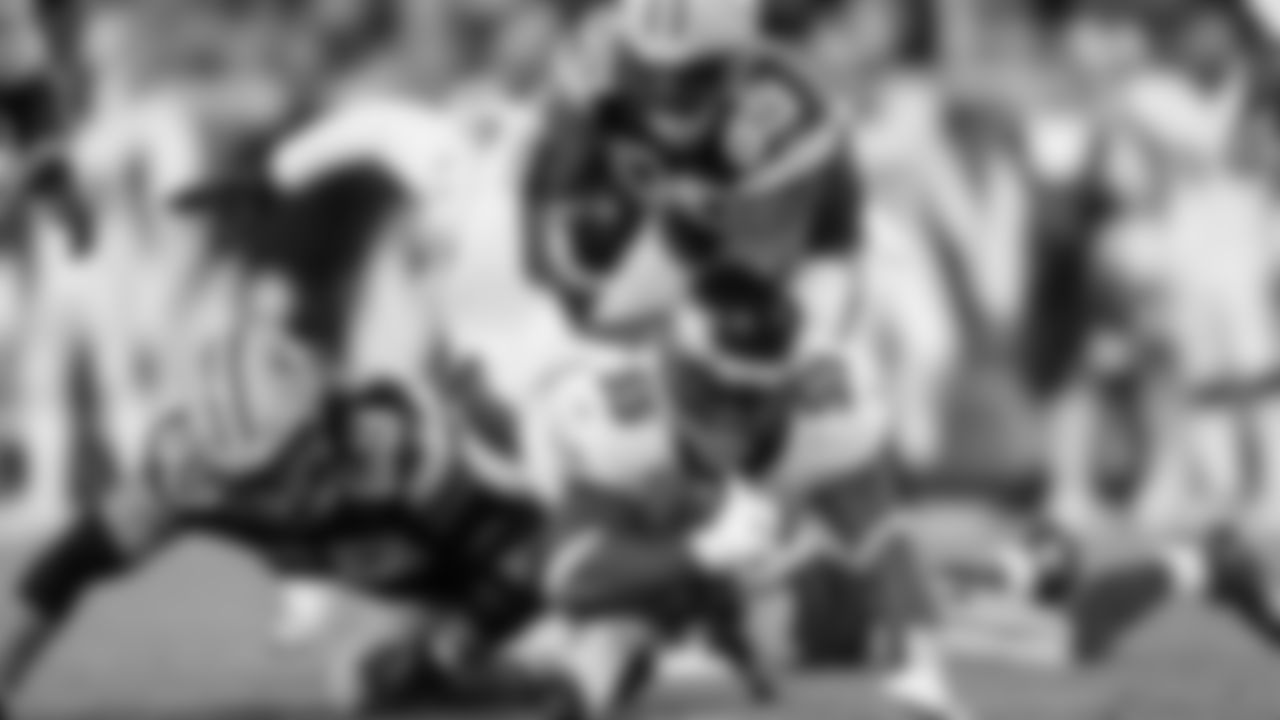 DE Brandon Graham grabs a loose ball