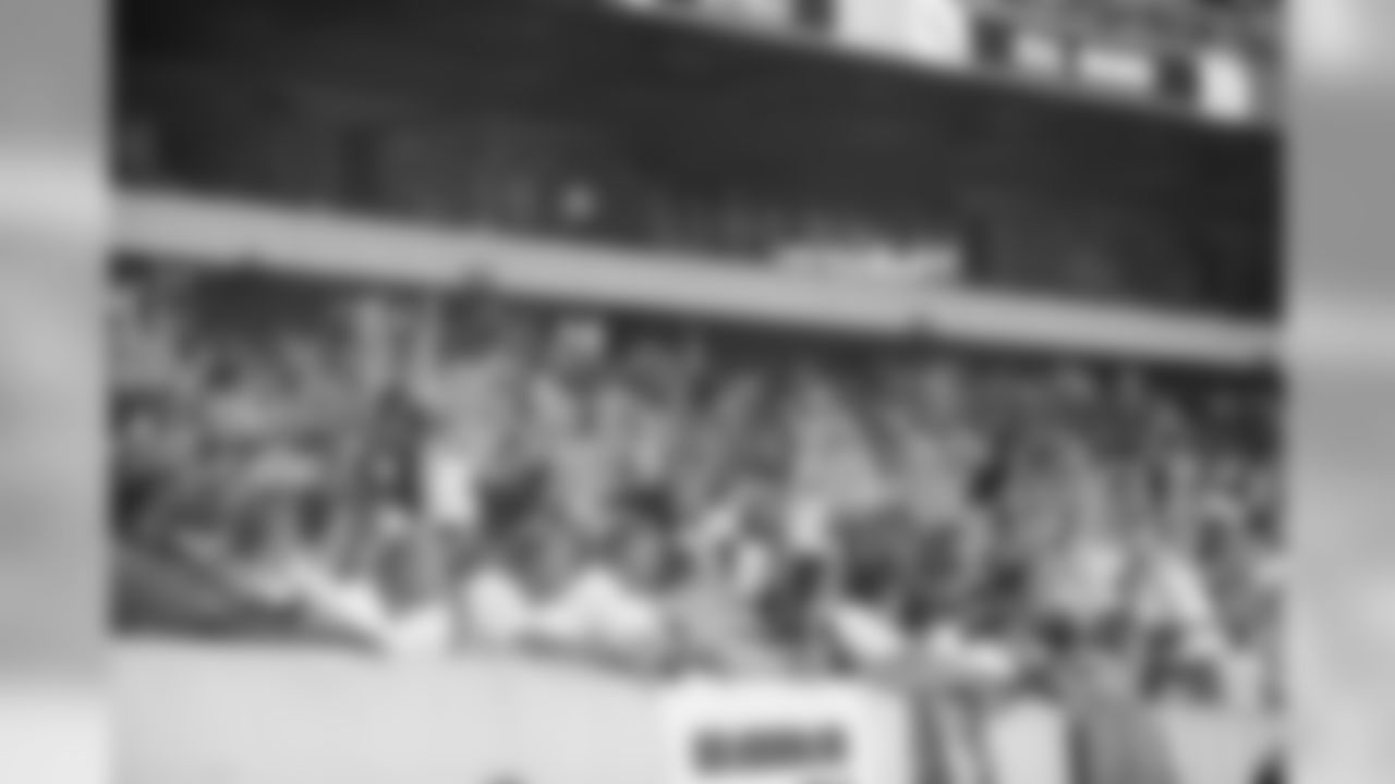 The crowd was into the match throughout the evening's proceedings.