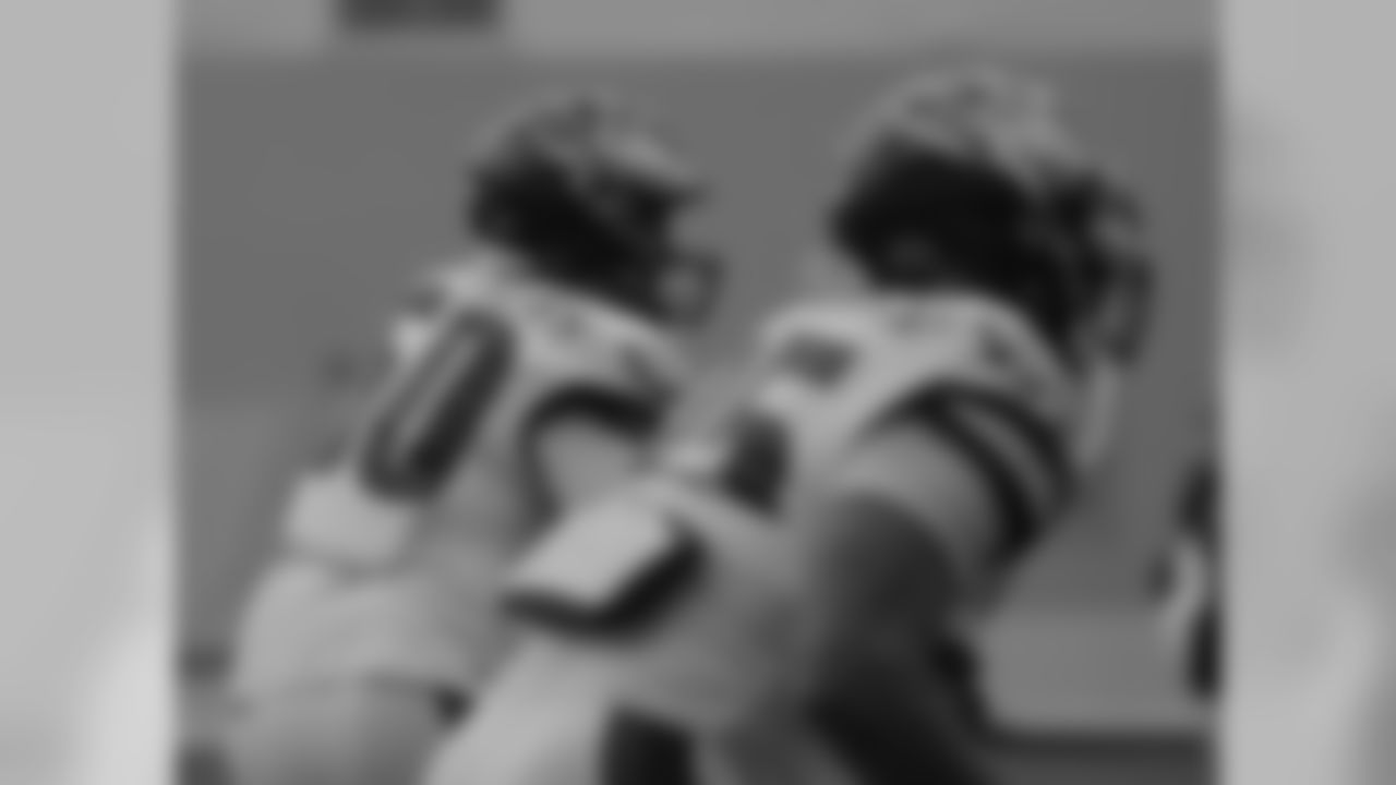 A couple of inside linebackers during today's practice