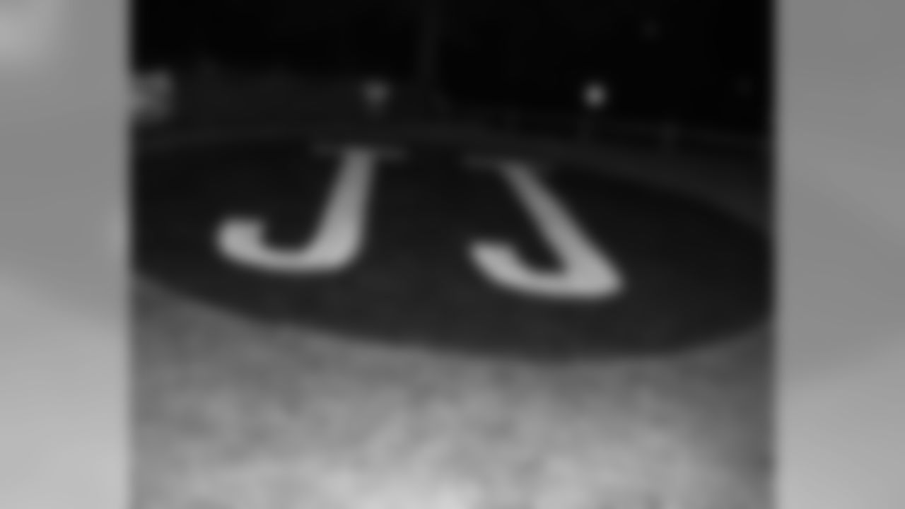 The memory of the late Coach Jim Johnson was reflected on the Lehigh practice fields late night on July 28