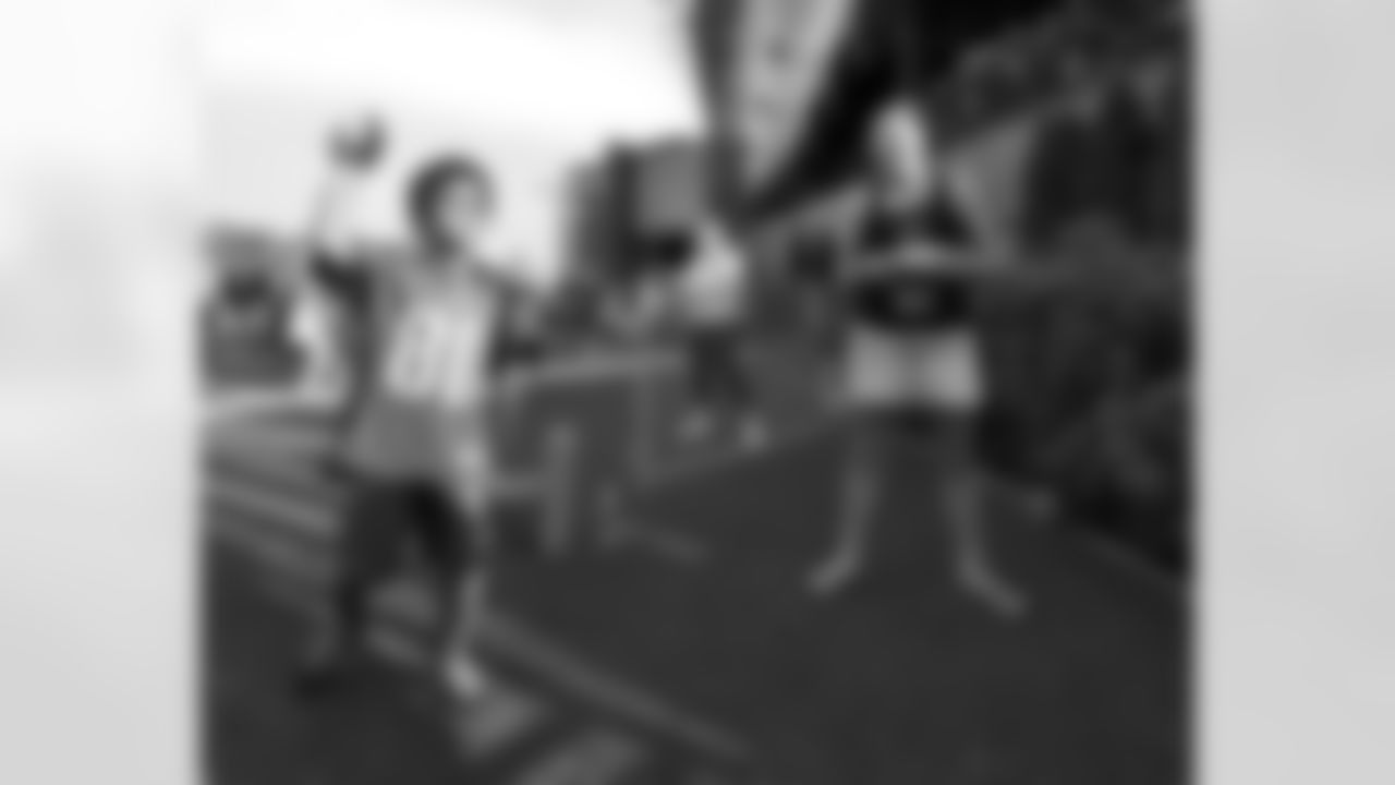 A young Kevin Curtis man tries his hand at becoming the next Donovan McNabb