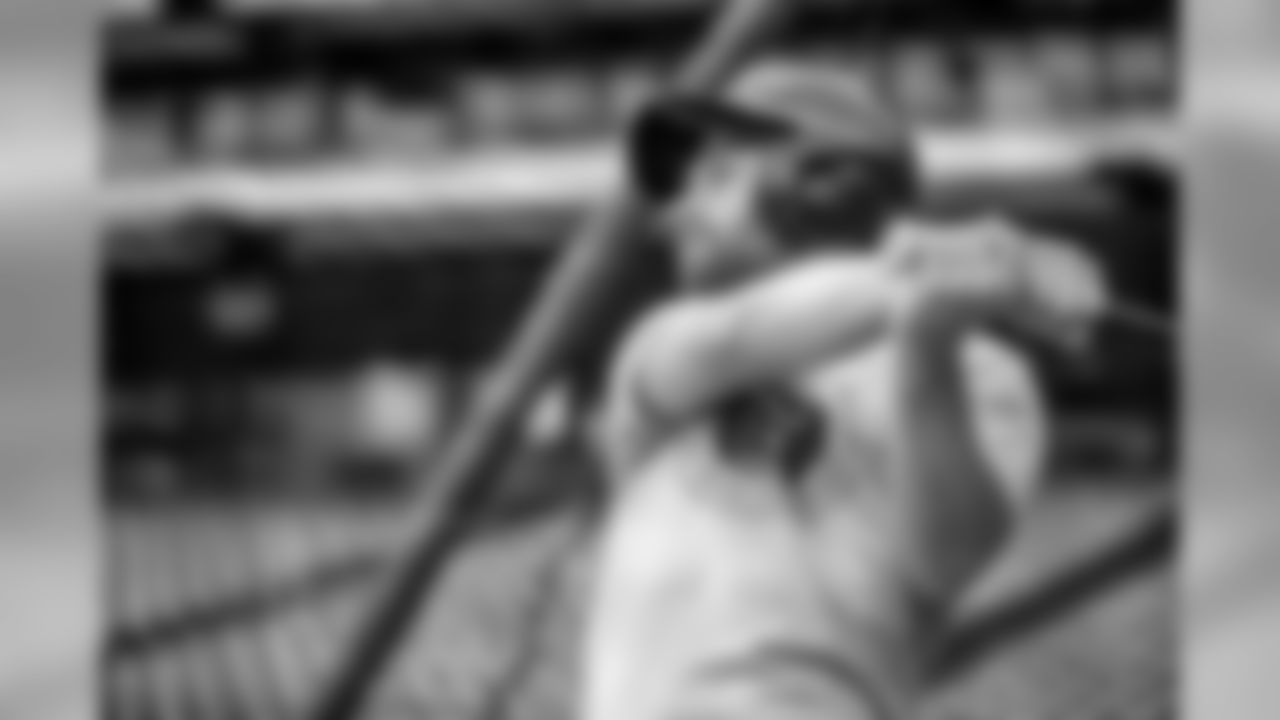 Each player was able to take 20 swings at home plate