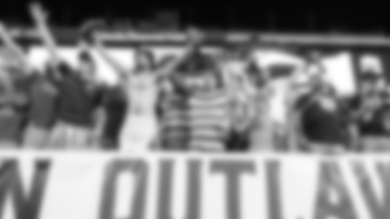 The American Outlaws were in attendance as well