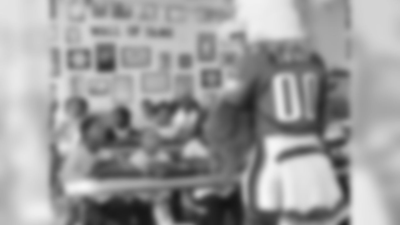 SWOOP entertained the students as geared them up for the premiere of the school's new fitness zone