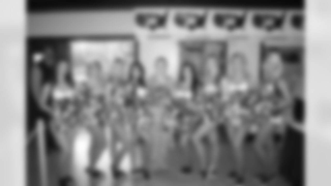 The Cheerleaders said their favorite part was getting to know the military members!