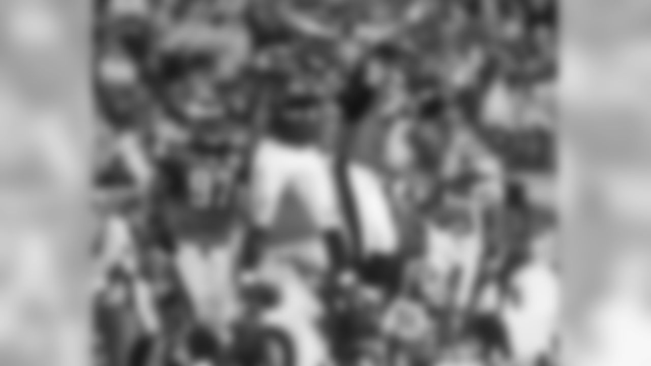DT Brodrick Bunkley, LB Akeem Jordan, and DE Juqua Thomas