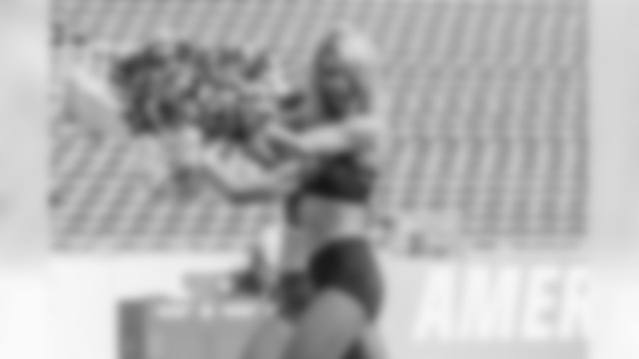 Victoria rehearsing dance routines for the Pro Bowl game