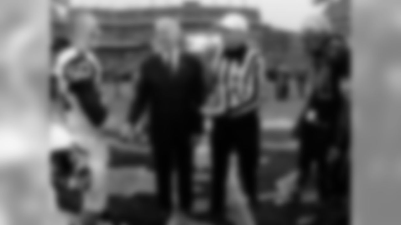 Vice President Joe Biden out for the coin toss