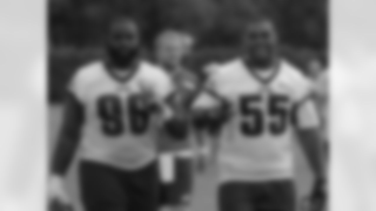 DT Bennie Logan and LB Brandon Graham having some fun!