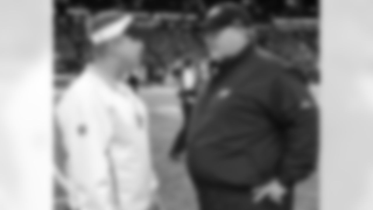 Saints head coach Sean Payton and Eagles head coach Andy Reid