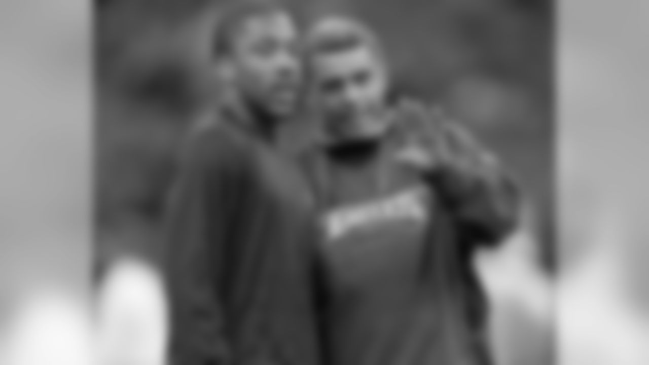 WR Greg Lewis and Wide Receivers Coach David Culley