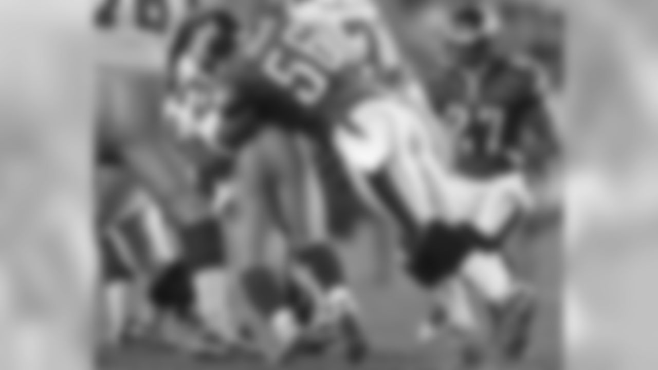 LB Akeem Jordan wraps up his man