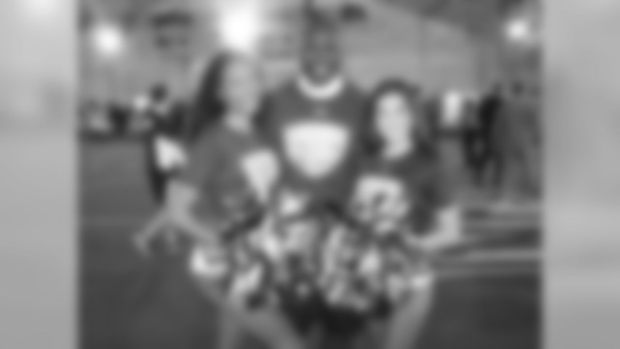 Chastity and Gabriella with NFL Great Terrell Davis
