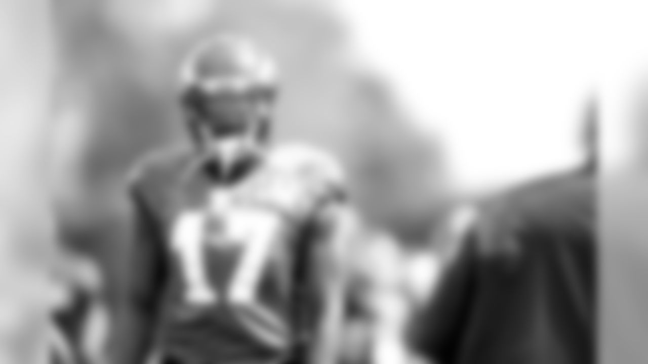WR Alshon Jeffery glances upfield.