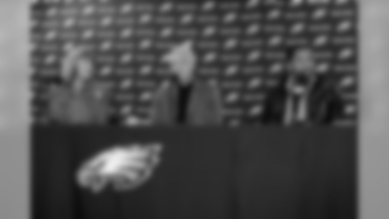 Vicki Johnson with Eric Allen and Jeffrey Lurie