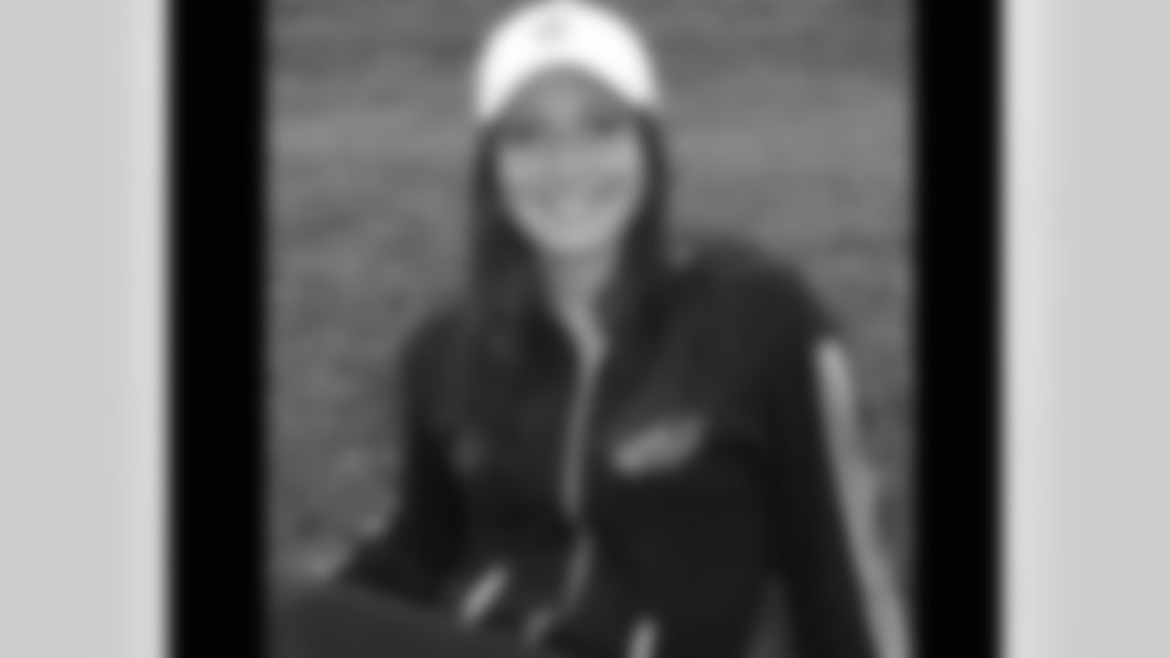 Krystle is part of the Eagles Cheerleading team that donates time and energy to breast cancer awareness